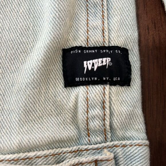 10 DEEP MEN BAD ACID DENIM JACKET (BLUE) 3XL - Picture 8 of 10